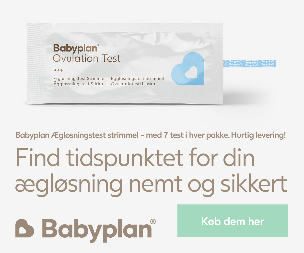 Find tidspunkt for din ægløsning