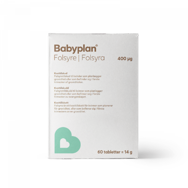 Babyplan folsyre 60 stk.