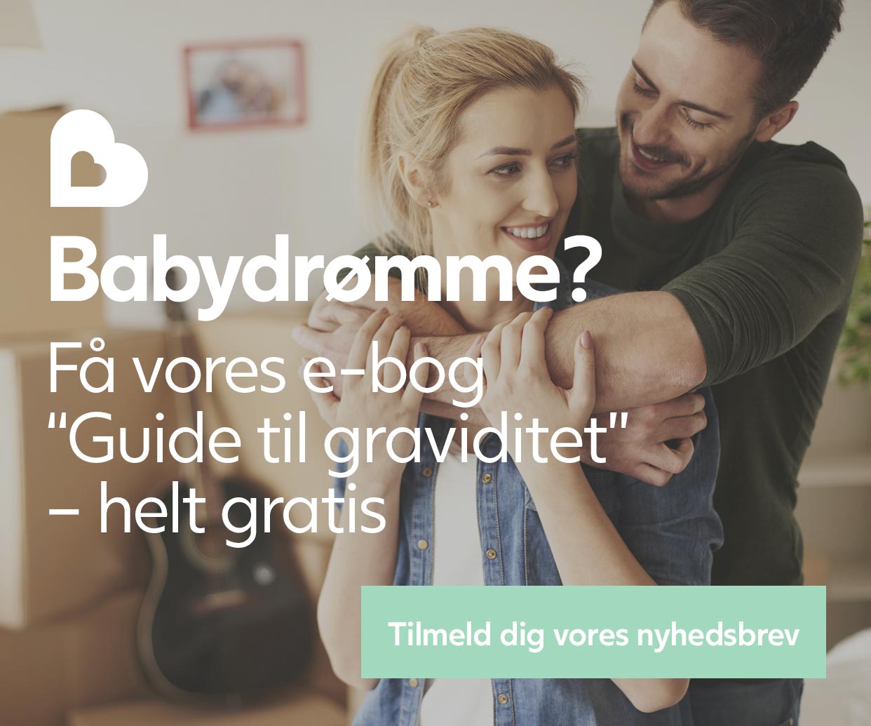 Få vores gratis e-bog Guide til graviditet