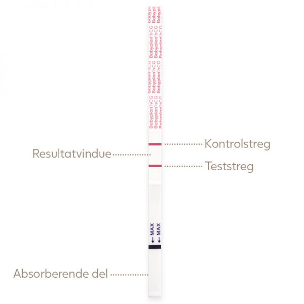 Babyplan graviditetstest strimmel