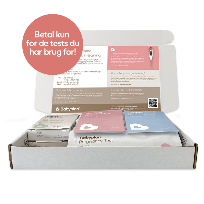 Babyplan sæt stav - betal kun for de tests du bruger