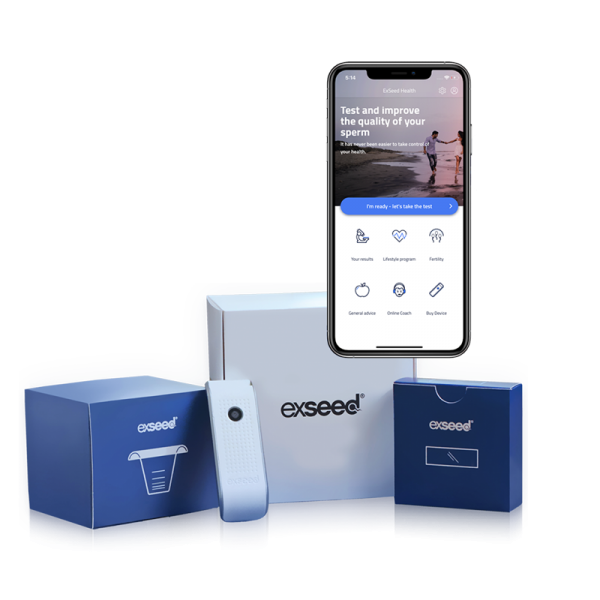 ExSeed Health sædtest og app ExSeed Health sædtest og app