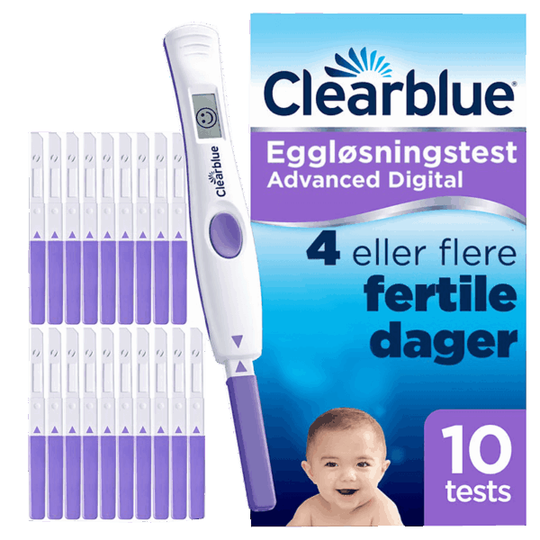 Clearblue Advanced Digital Ægløsningstest 10 stk