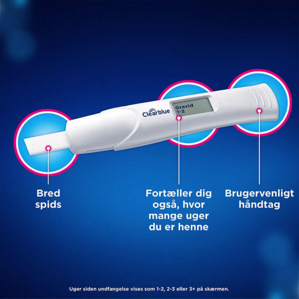 Clearblue digital graviditetstest med ugeindikator