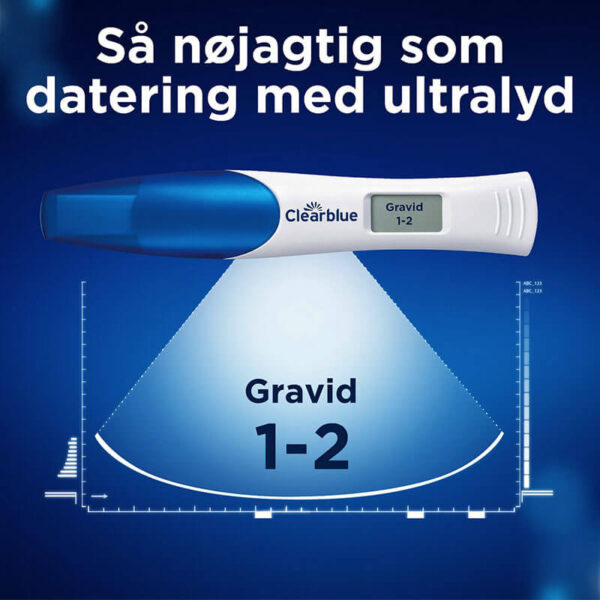 Clearblue digital graviditetstest med ugeindikator