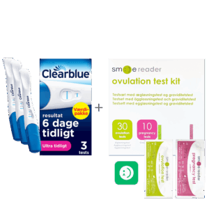 Bundle med Clearblue Tidlig Graviditetstest + Smile Reader