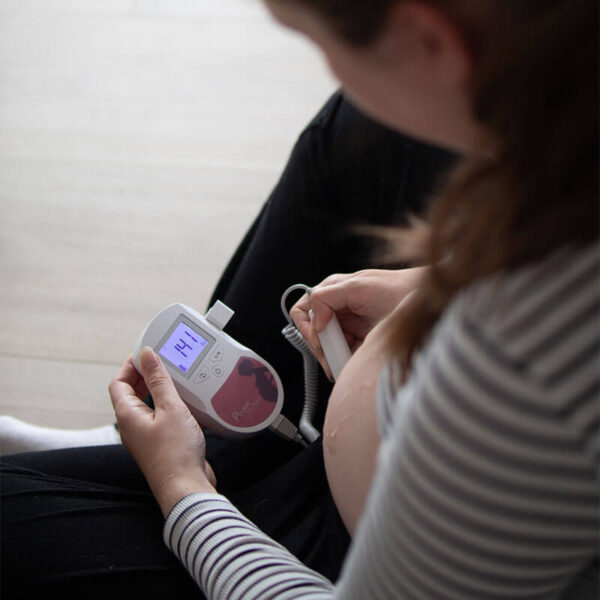 Lyt til hjertelyd med Contec fetal doppler