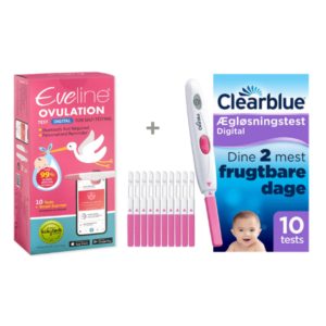 Eveline Smart Fertilitetssystem & Clearblue Digital Ægløsningstest – Dobbelt Digital Præcision til at Finde Dine Mest Fertile Dage