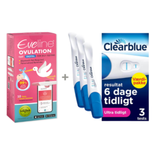 Eveline Smart Fertilitetssystem & Clearblue Ultra Tidligt – Digital Ægløsningssporing og Tidlig Graviditetstestning