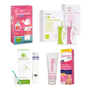 Eveline Smart Fertilitetssystem, Smile Reader, SwimCount Sædkvalitetstest & Conceive Plus 75ml – Komplet Parkit til Jeres Fertilitet