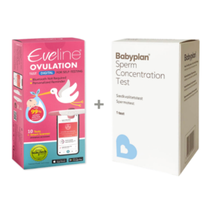 Eveline Smart Fertilitetssystem & Babyplan Sædkvalitetstest – Komplet Pakke til Begge Partners Fertilitet