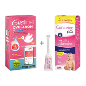 Eveline Smart Fertilitetssystem & Conceive Plus Fertilitetsgel – Komplet Pakke til at Finde Det Rette Tidspunkt og Øge Chancen