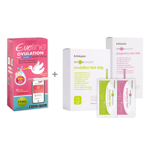 Eveline Smart Fertilitetssystem & Smile Reader - Komplet Pakke til Digital Ægløsningssporing