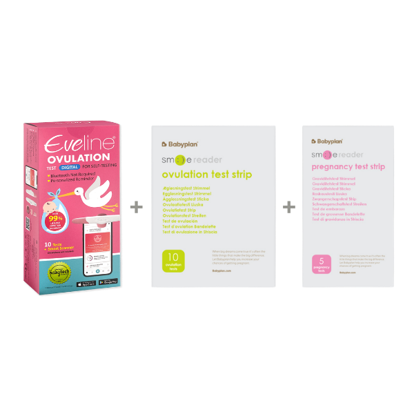Eveline Smart Fertilitetssystem & Smile Reader - Komplet Pakke til Digital Ægløsningssporing