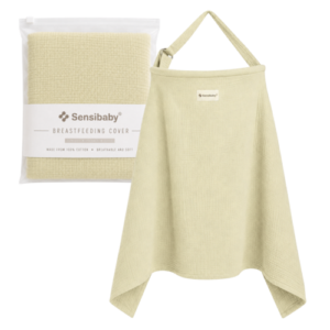 Sensibaby ammeslag i 100% dobbeltsidet bomuld – Justerbart og åndbart – Beige