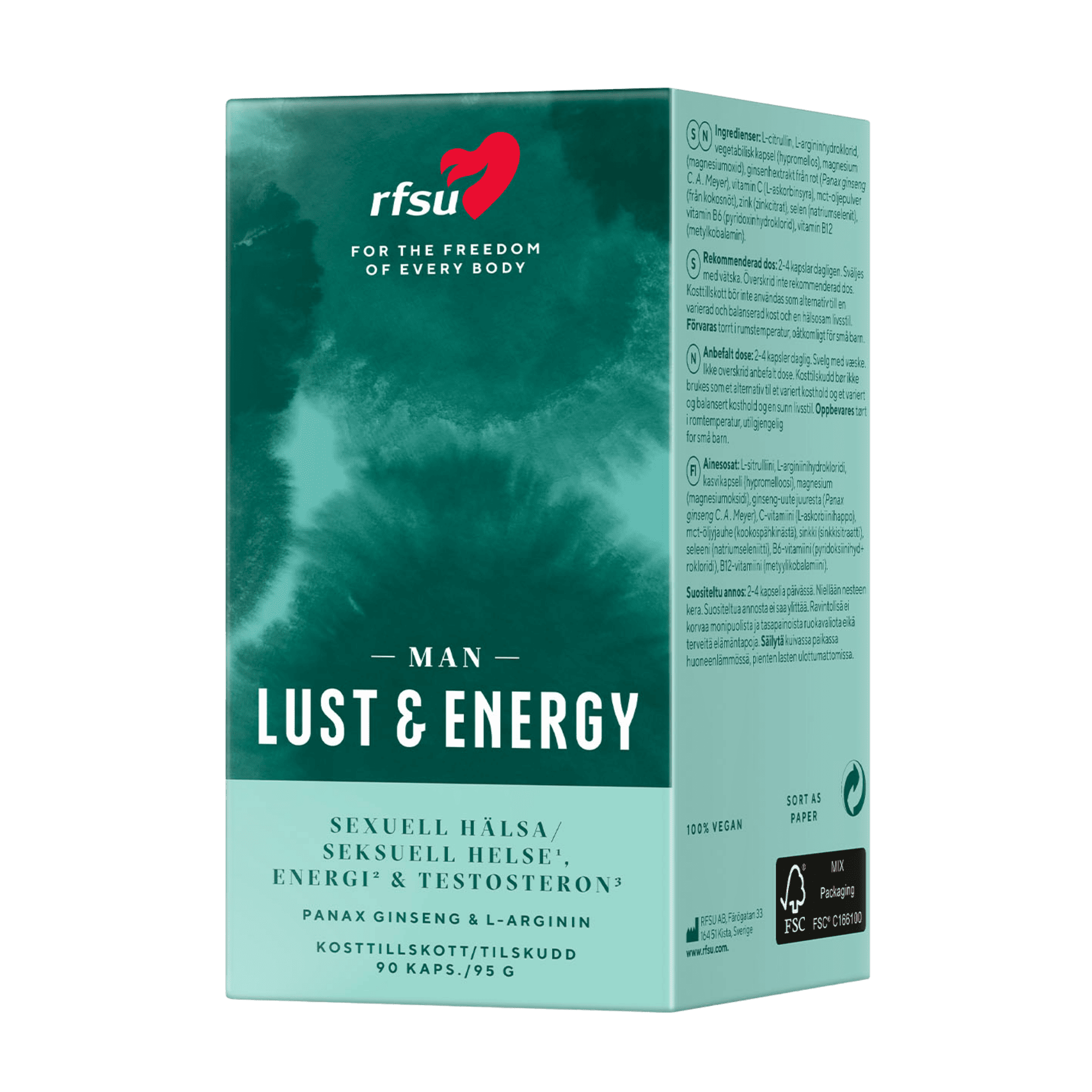 RFSU Lust & Energy Man 90stk
